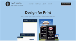 Desktop Screenshot of neilirwin.co.uk